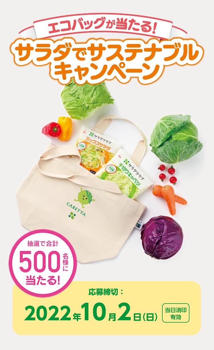 8月31日は野菜の日 サラダクラブキャンペーン