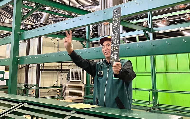 セリの実演写真