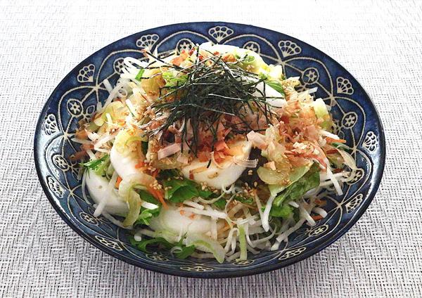 かぶとセロリの香味和風サラダ