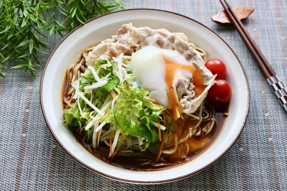 豚しゃぶサラダカレーそば
