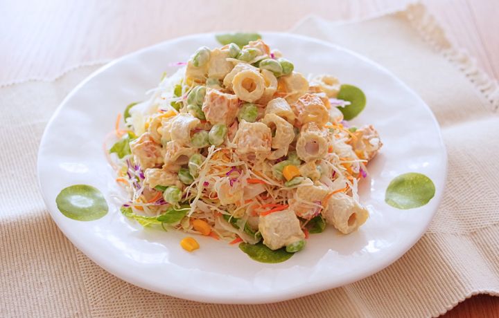 ちくわ枝豆マヨサラダ 写真